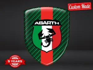 Fiat Abarth Décalcos Fenêtre Auto Max Résistants Stylé Édition